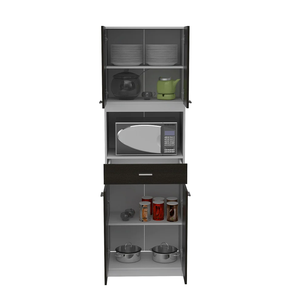 Modulo Microondas Bau Blanco+Wengue RTA MUEBLES