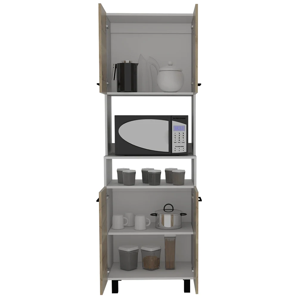 Modulo Microondas Lanzini Blanco Duna RTA MUEBLES