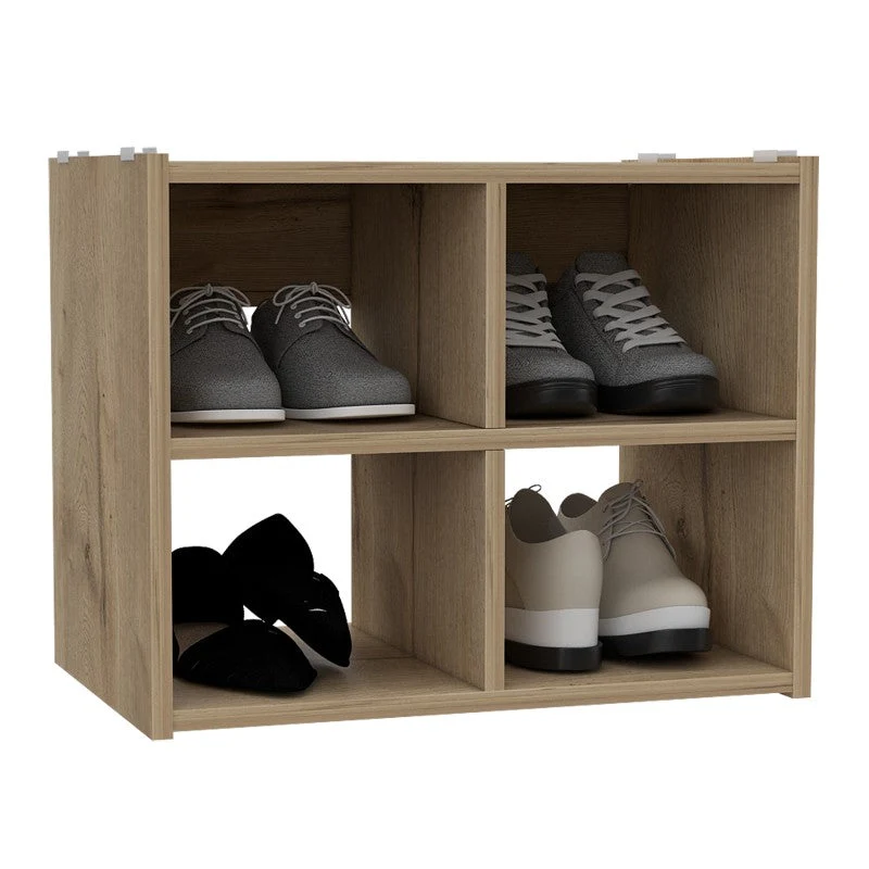 Zapatero Connect, Duna, con cuatro espacios amplios para colocar todo tipo de calzado Tuhome Furniture