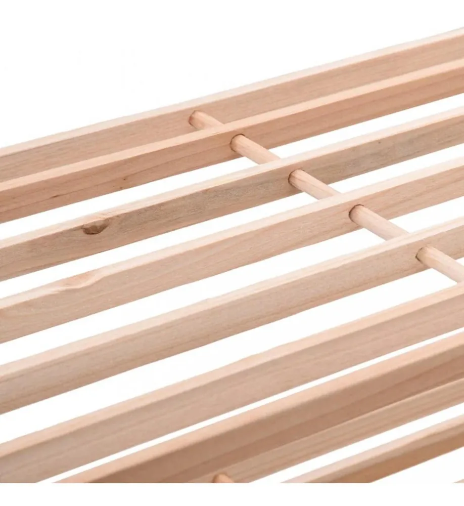 Zapatero Organizador Madera 4 Niveles 67x63x26 CM Café
