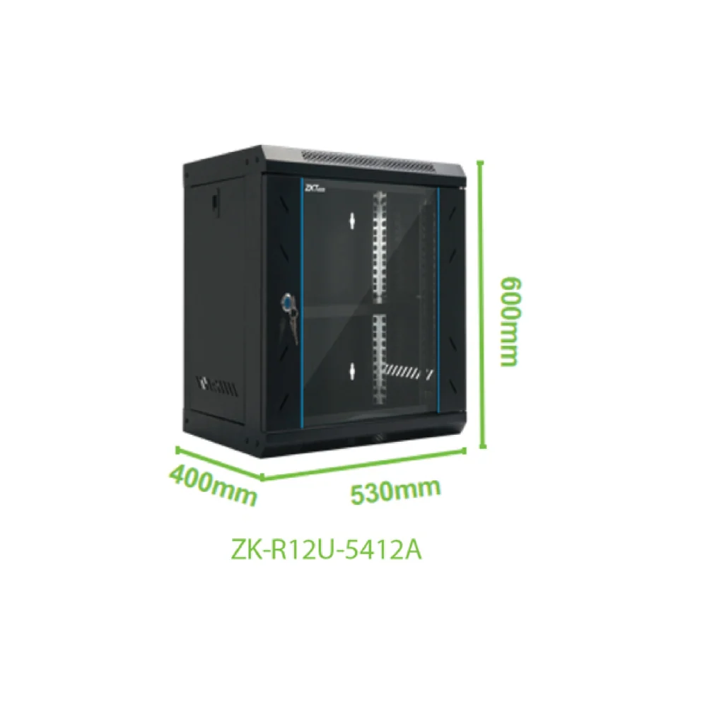 ZKTECO ZK-R12U-5412A GABINETE DE PISO PARA REDES 12U