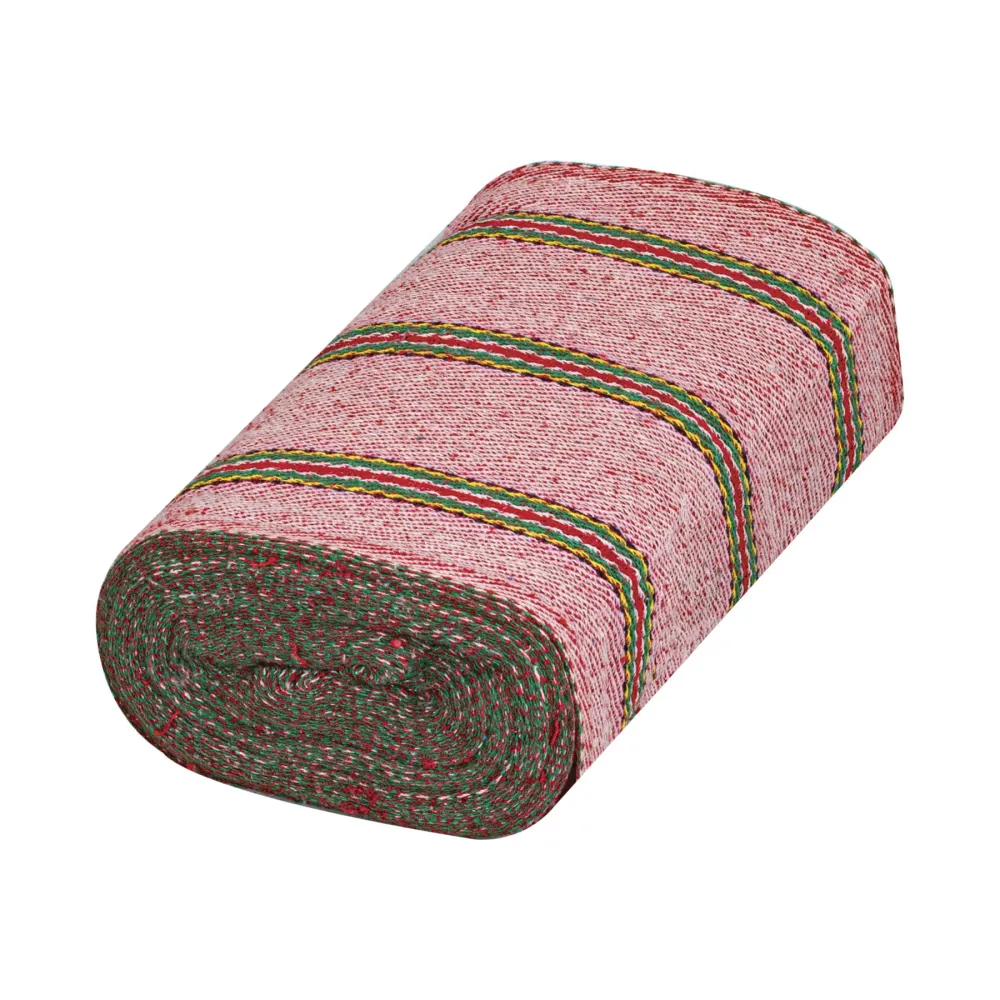 Jerga sarga ligera en rollo, 25m x 47cm, roja Baterí de Larga Duración