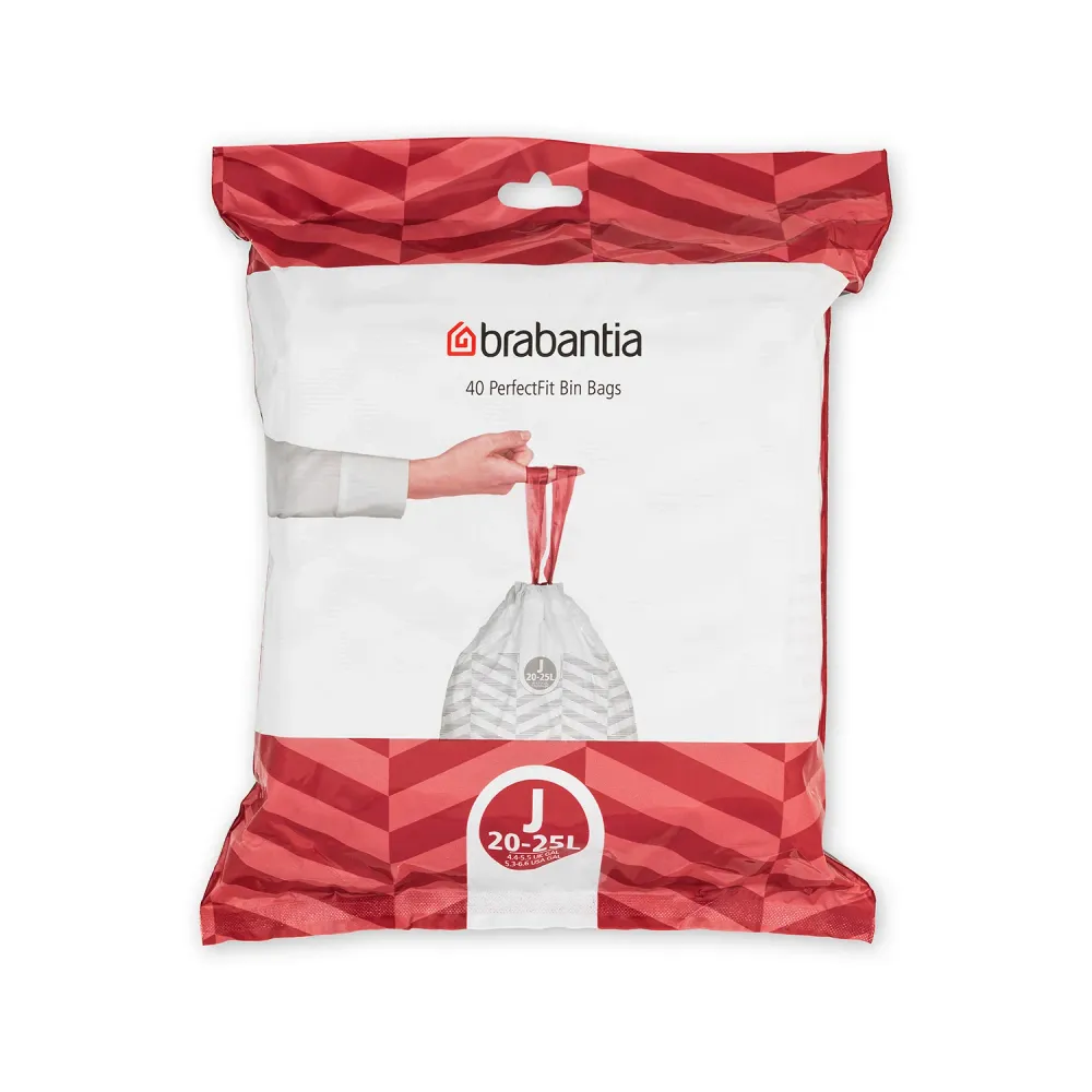 Aluminio Bolsas de basura PerfectFit J 23 LT 40 bolsas dispensador