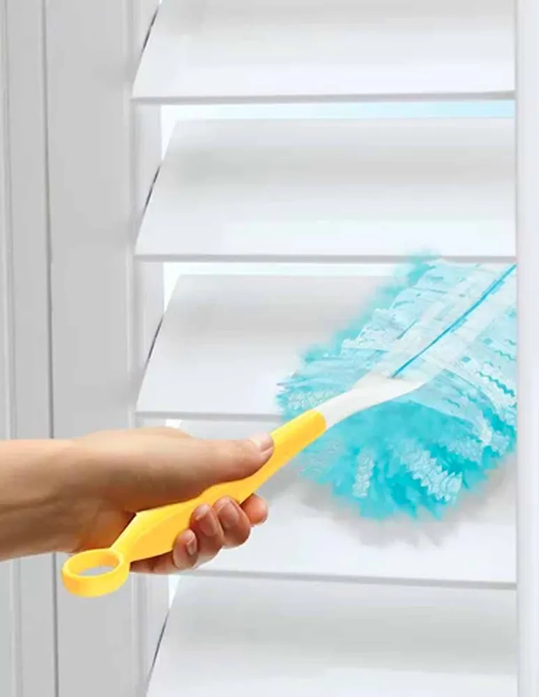 Swiffer Duster Kit de inicio con mango escaso 1 mango 5 plumeros