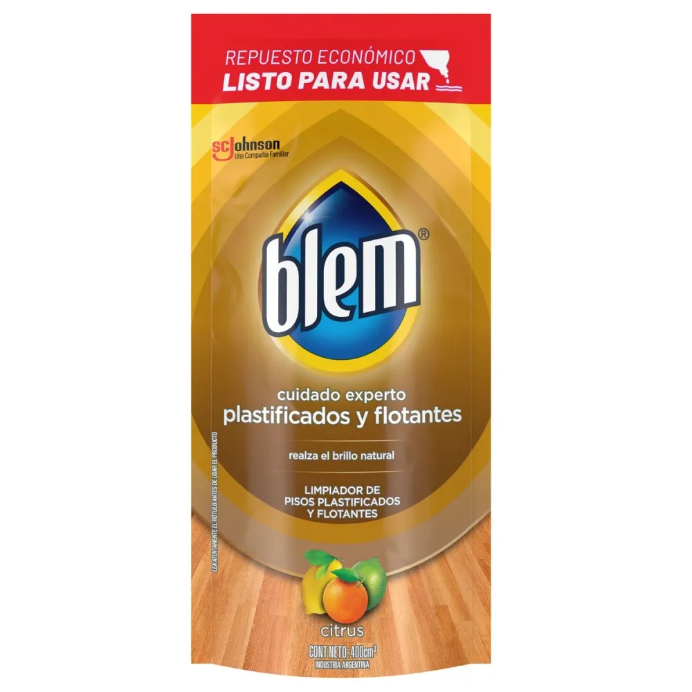 Quitamanchas Limpiador Repuesto Pisos Plastificados Y Flotantes Floral 400 Ml