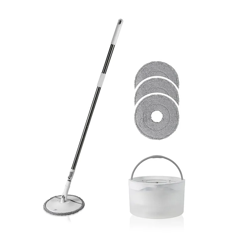 Limpiavidrios Trapeador mop de microfibra - Cubeta separa agua limpia y sucia