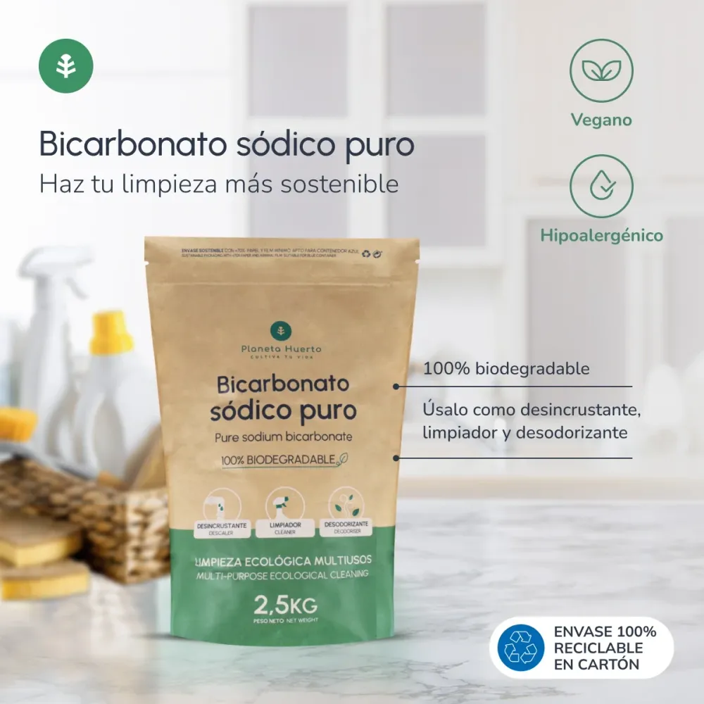 Multiusos Pack limpieza hogar Zero Waste XL Planeta Huerto 2,5 Kg