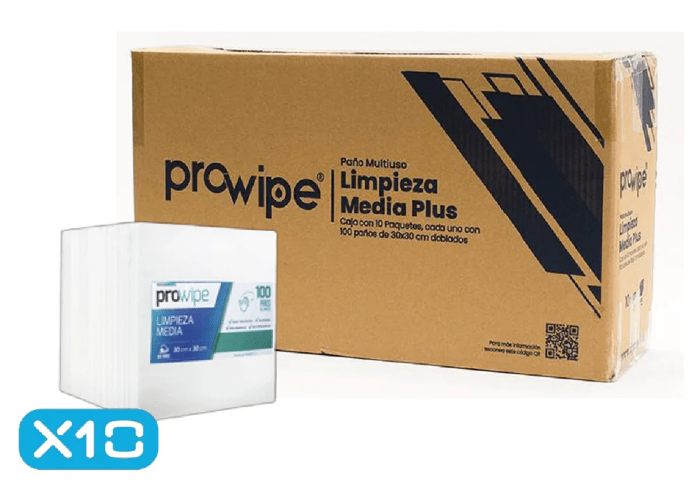 Ligero Paño Reutilizable Doblado 30X30Cm 10 Paquetes De 100 Hojas