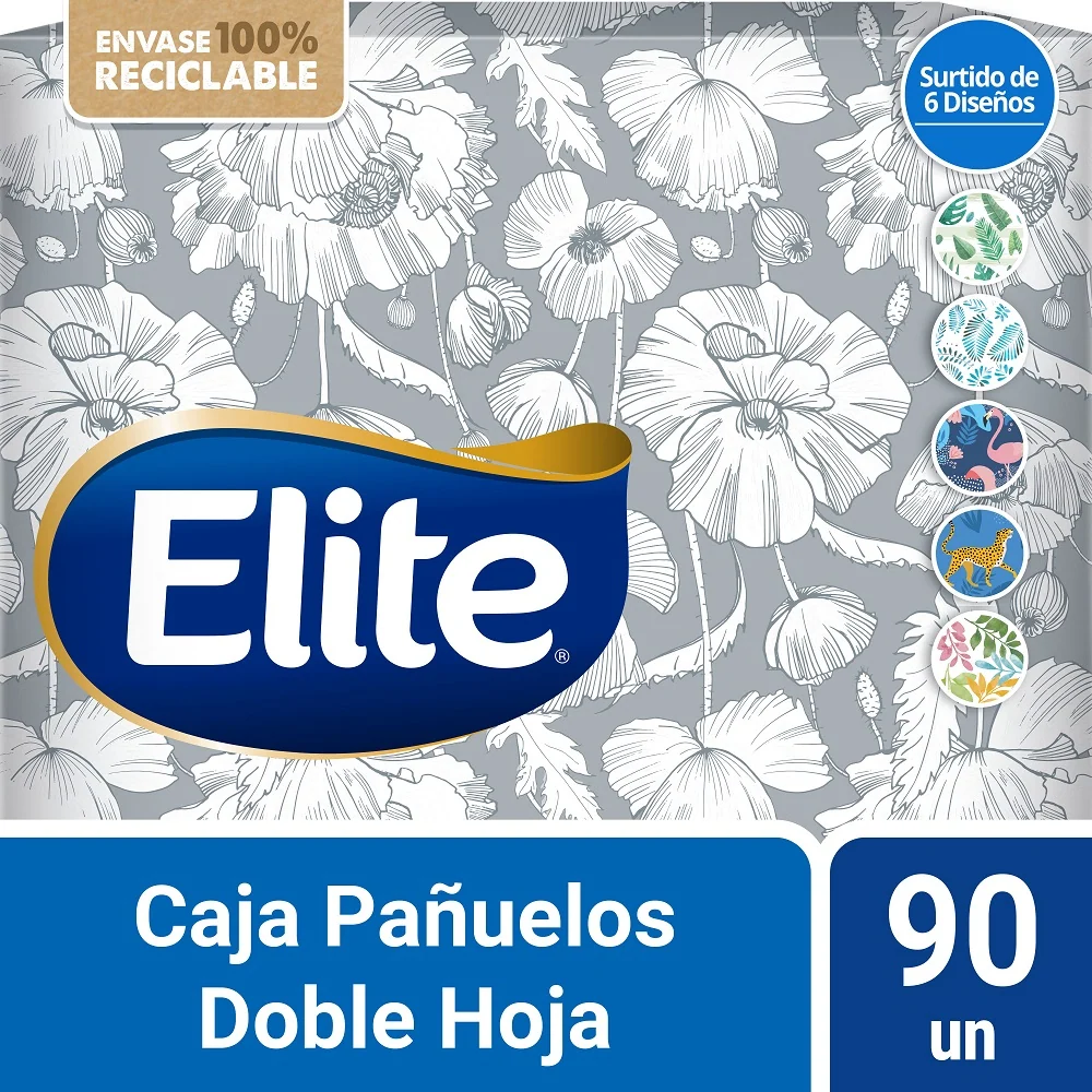Pañuelo Facial Doble Hoja Caja 90 Unidades