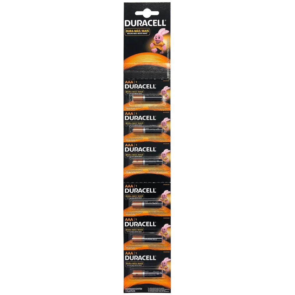 Pilas de Baterí PILA (1 Pza.) TIPO "AAA" DURACELL MN2400B1