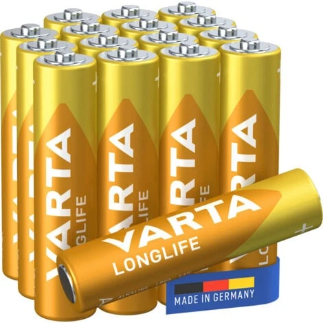 Certificadas CE VARTA Pile Longlife Extra AAA R03 PACK 10