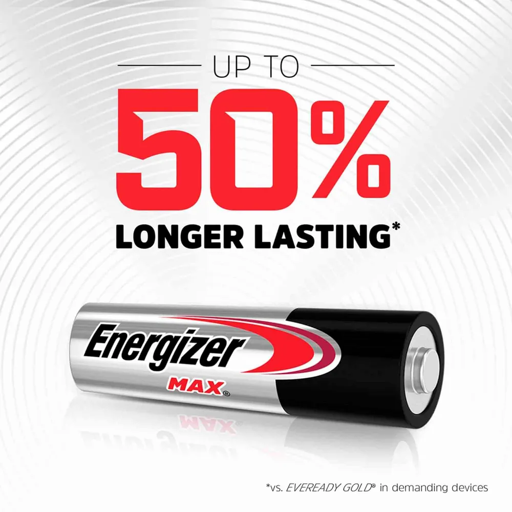 Pilas de Litio Pilas Energizer AAA Max Alcalinas – Pack 20 Unidades