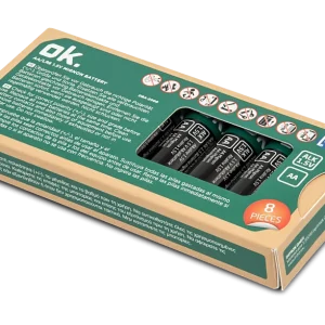 Alta Duración ISY Piles AA Pack 8 (OBA-2000)