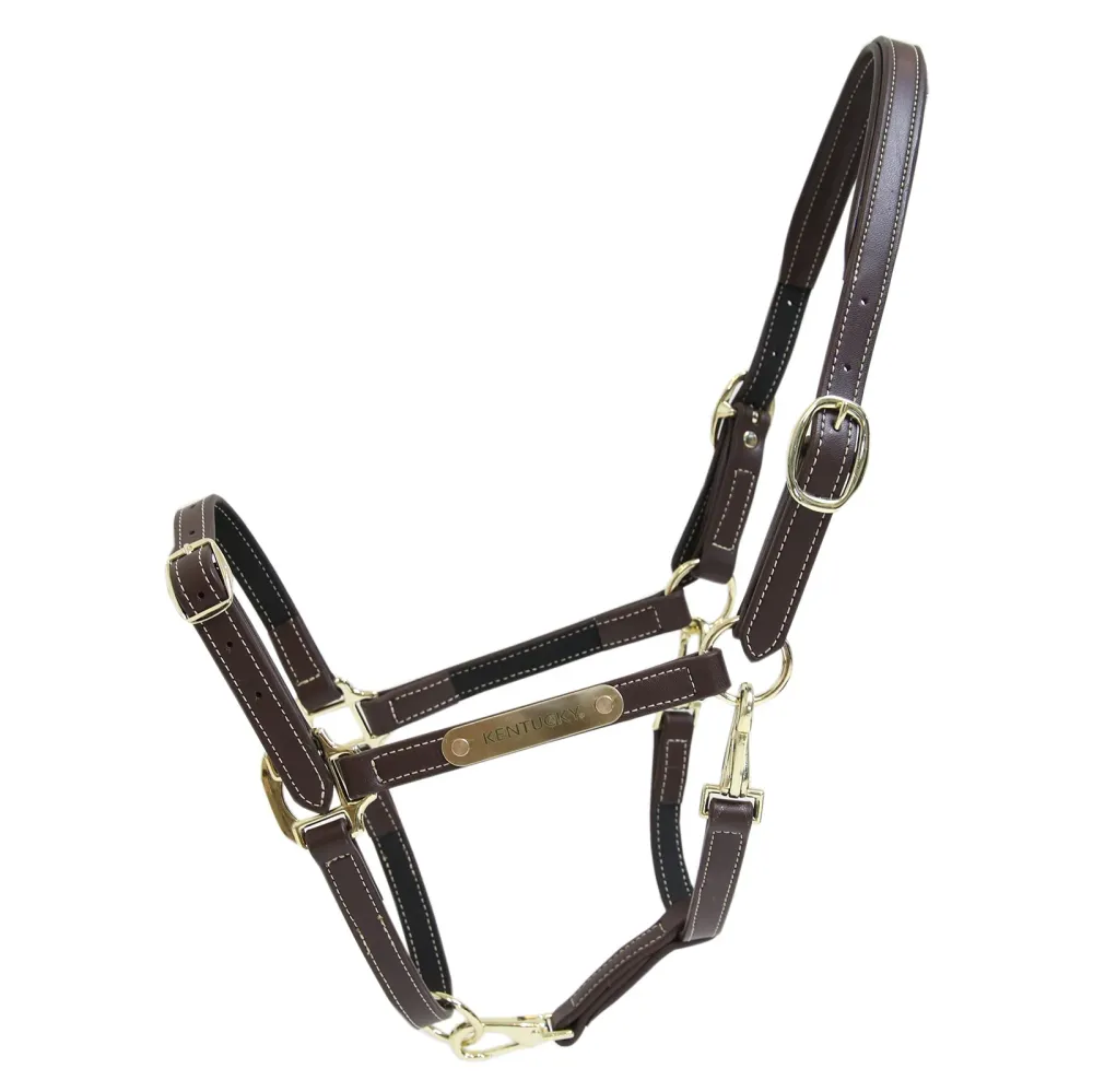 Leather Halter Maleable Brown C