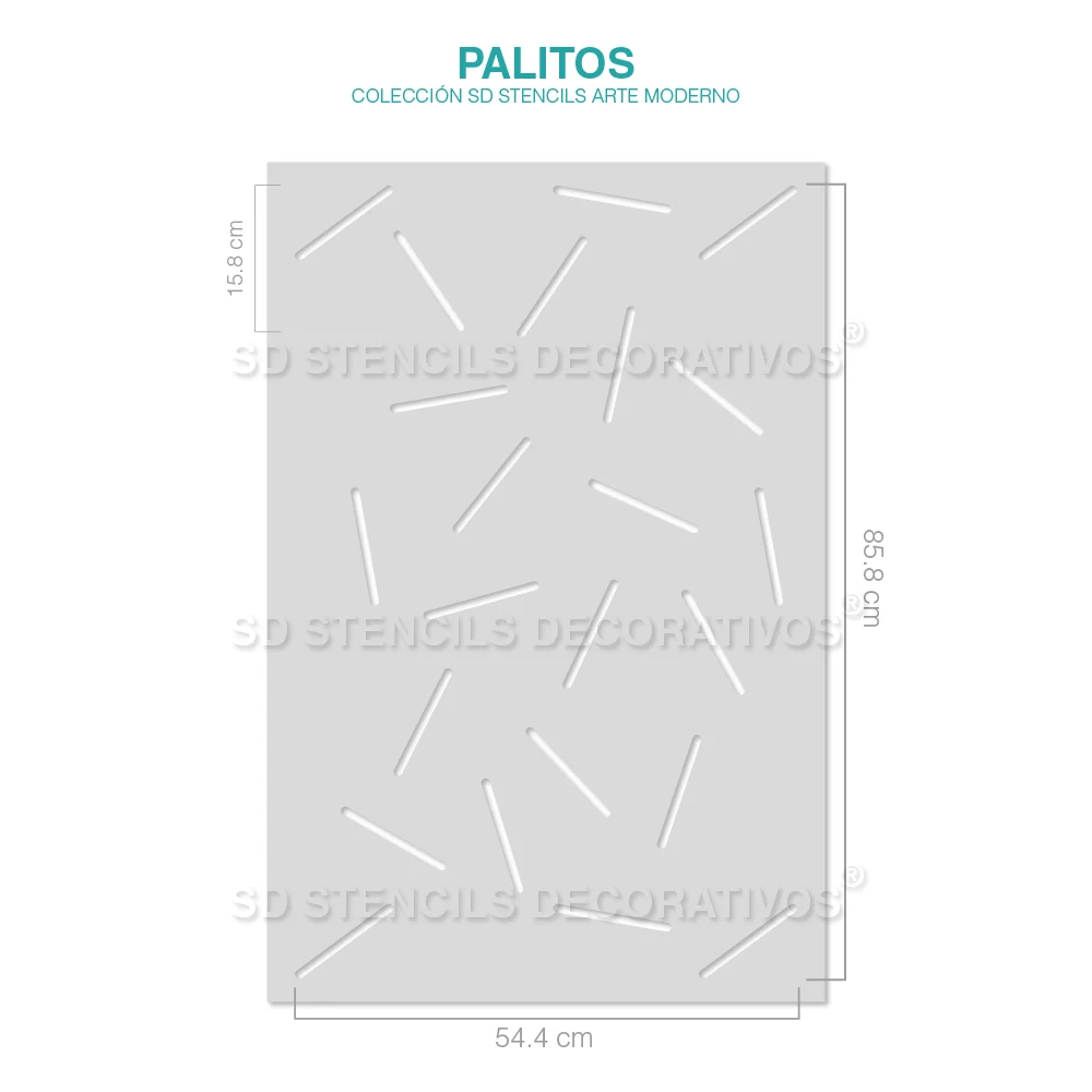 PALITOS STENCIL | Recargables 1000 Veces |