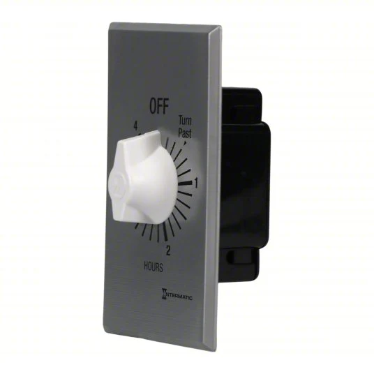277V AC Spring Wound Countdown Timer Wall Plate Included FF312HH