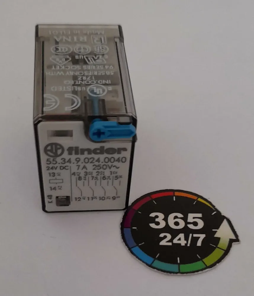 Certificadas CE RELÉ 4 POLOS 7A 230V