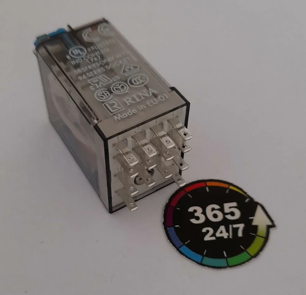 Certificadas CE RELÉ 4 POLOS 7A 230V