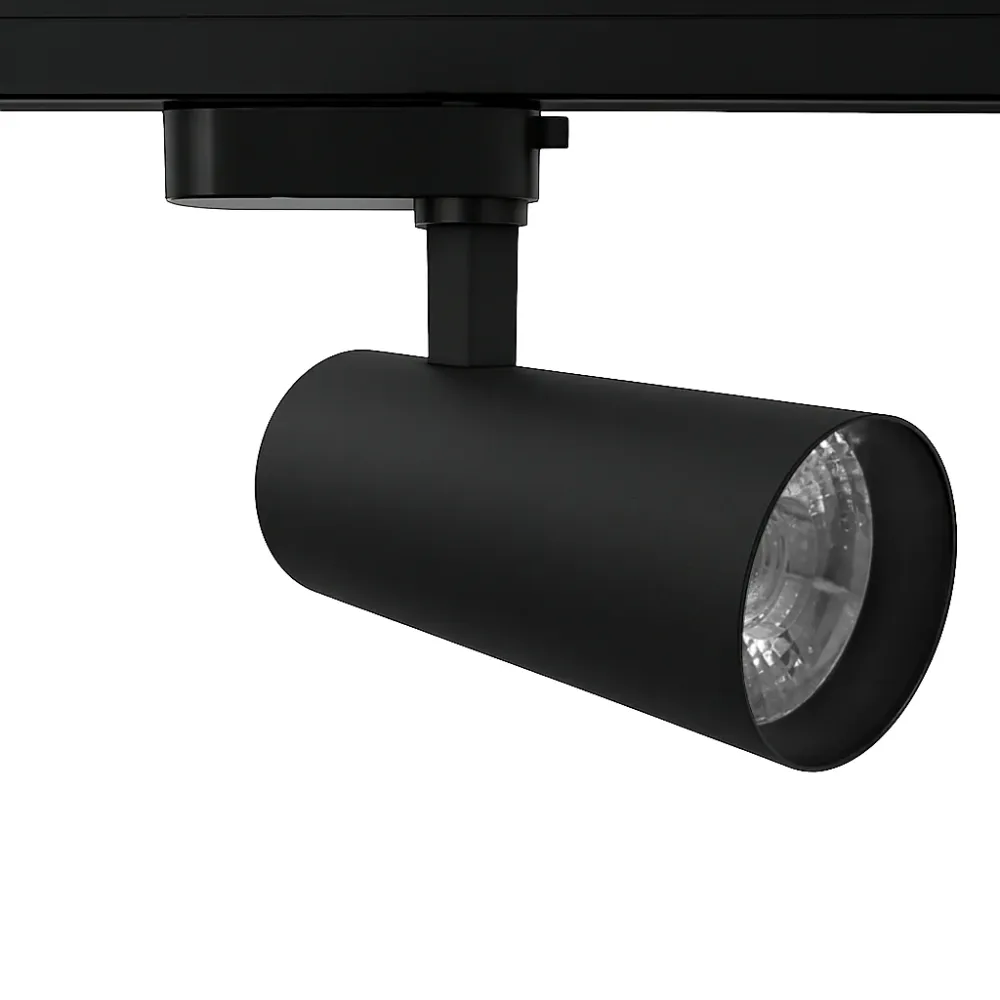 Foco riel acero negro Ø 7,3x21 cm LED 30W -3000K-4000K-6000K - MUFO0146