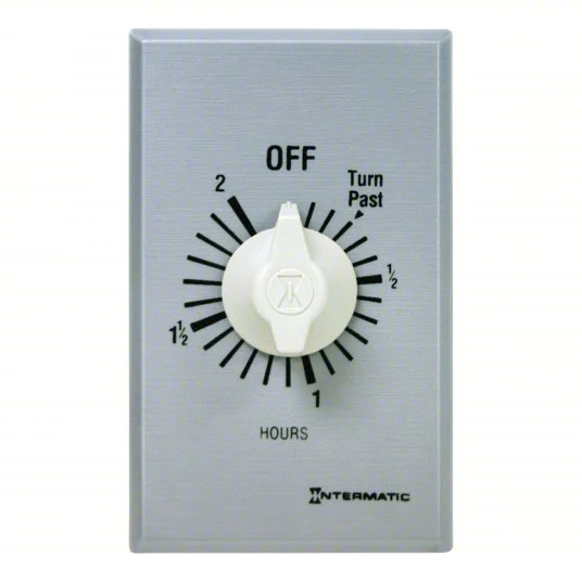 Pilas de Baterí 277V AC Spring Wound Countdown Timer Wall Plate Included FF32H