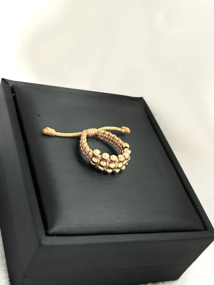 ANILLO TRES HILERAS EN BALÍN 3MM para Juguetes