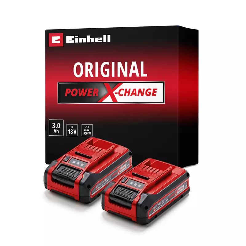 Baterí Power X-Change Plus 18V 3Ah Twin-Pack Einhell Resistentes Derrames