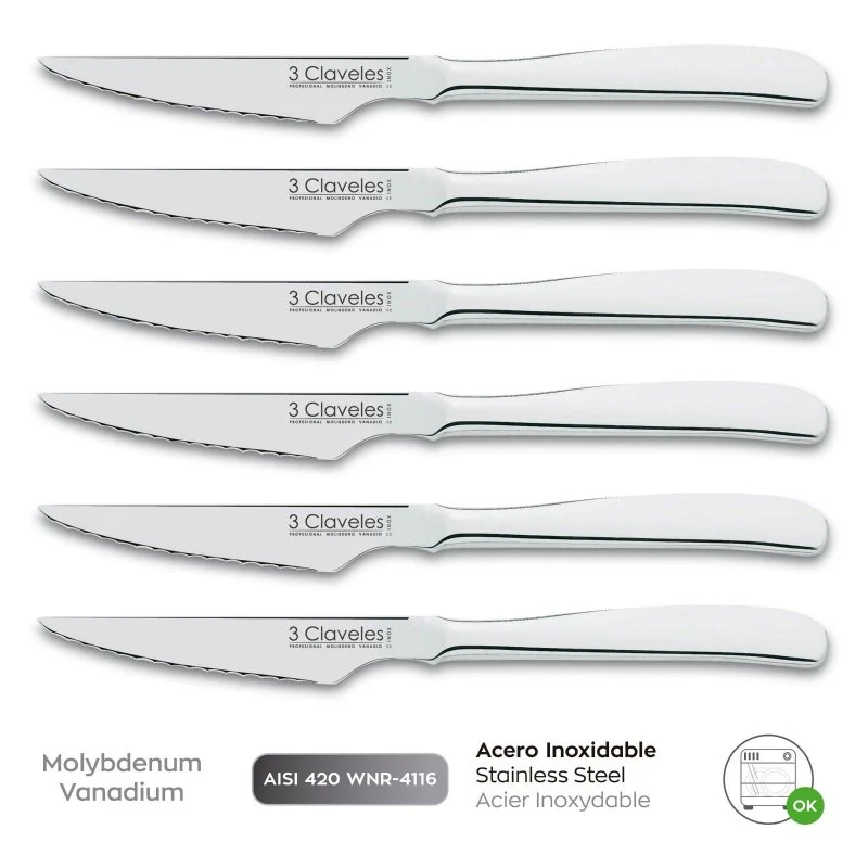 Cargador Inteligente Cuchillo Chuletero 3 Claveles
