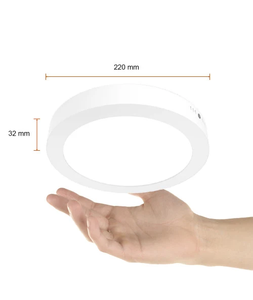 Luminaria plafon ankaa iii - 18w - 3000k blanco con Certificación RoHS