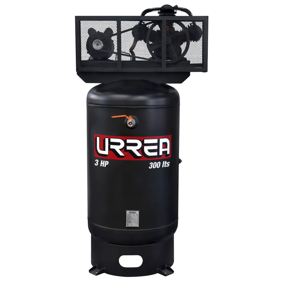 Pilas de Baterí Compresor de 3HP de 300 Lt Urrea COMP9303