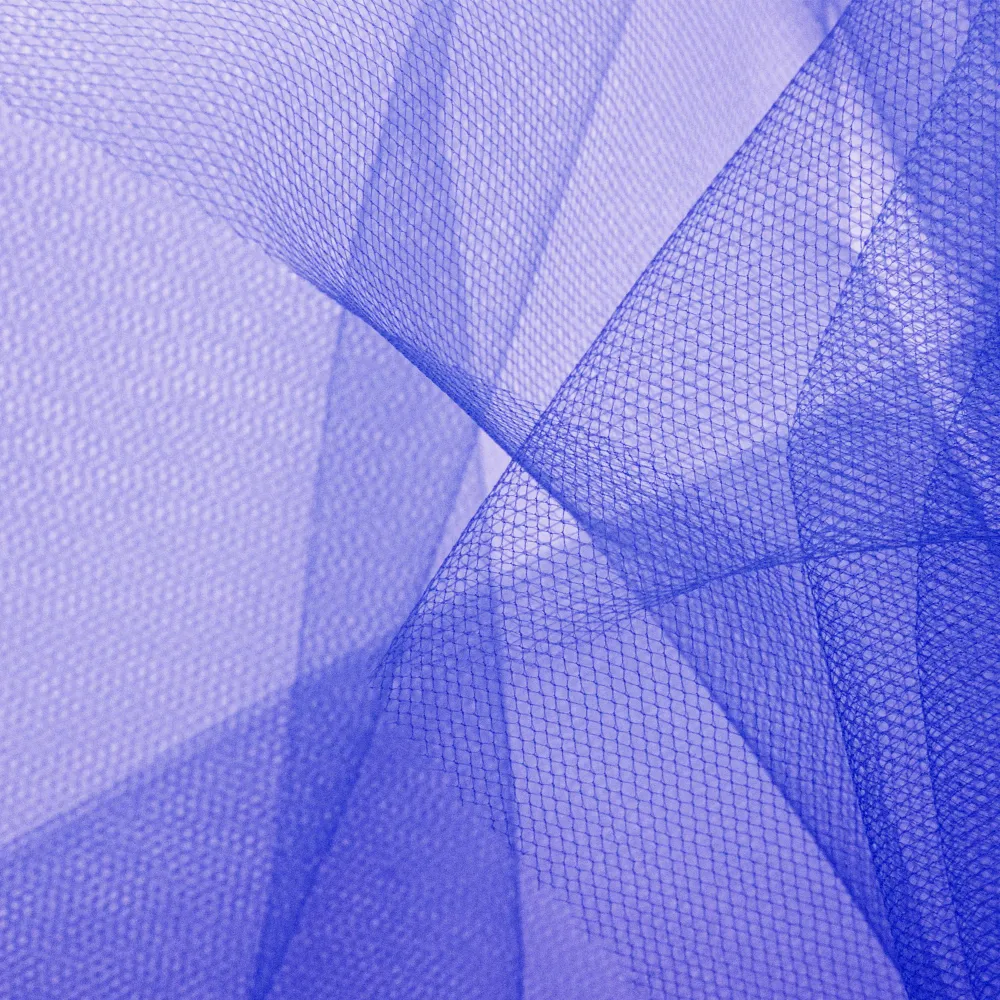 Tul liso azul tenebroso 0,3x9m