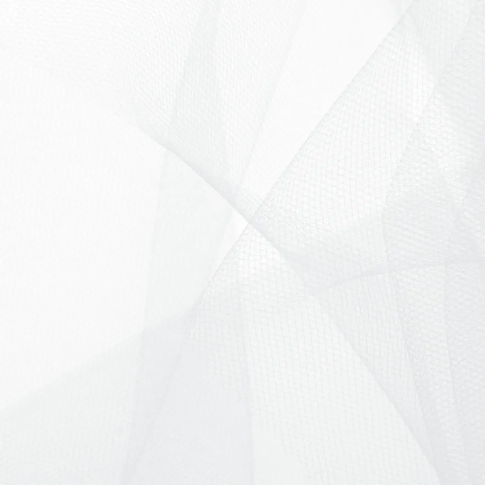 Tul liso blanco 0,3x9m