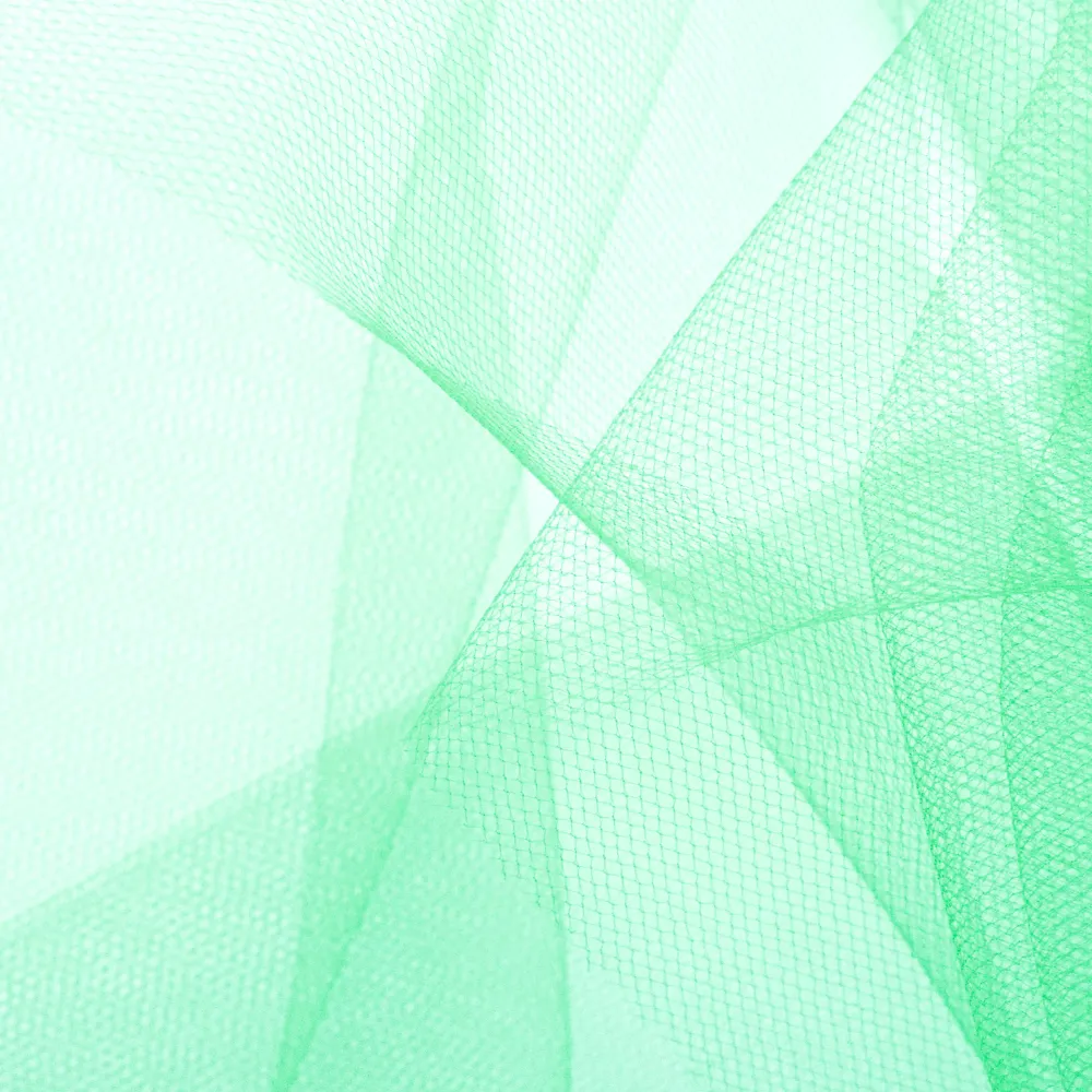 Tul liso menta 0,3x9m