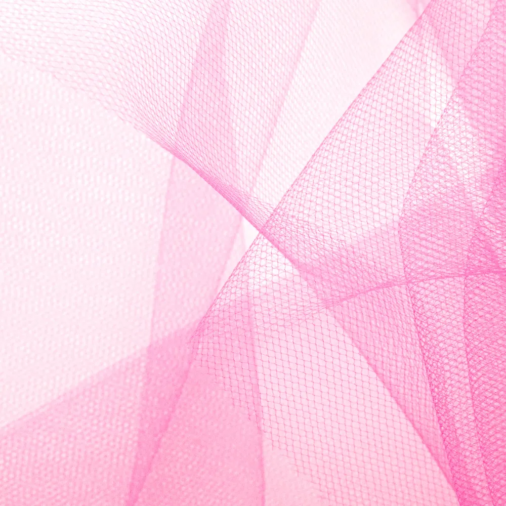 Tul liso rosa 0,3x9m