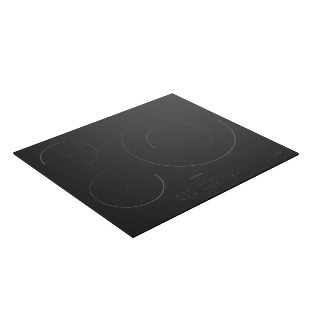 Vitrocerámica inducción Grundig GIEI 613323 MN 7200W 3 zonas negro 59 cm para Juguetes