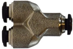 6mm Push- Metric Union Y Nickel Plated Push Fitting 20814N