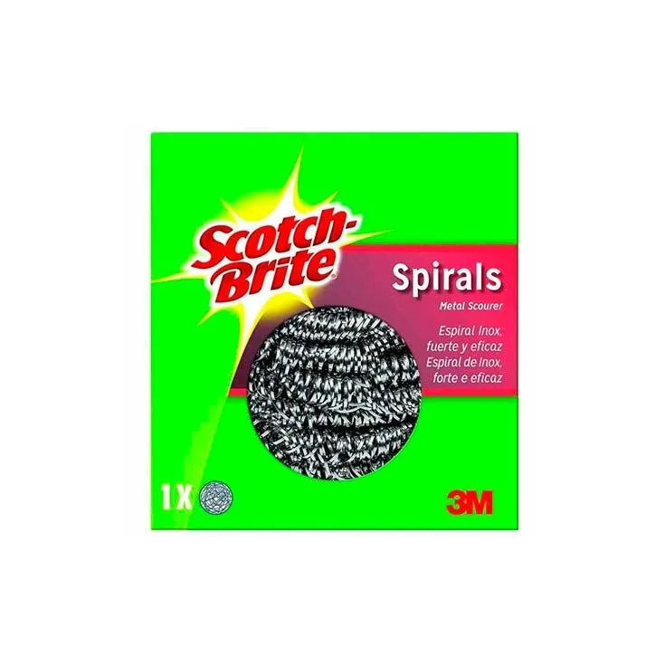 Alta Duración Estropajo de acero inoxidable Scotch-Brite® - 6 Unidades-