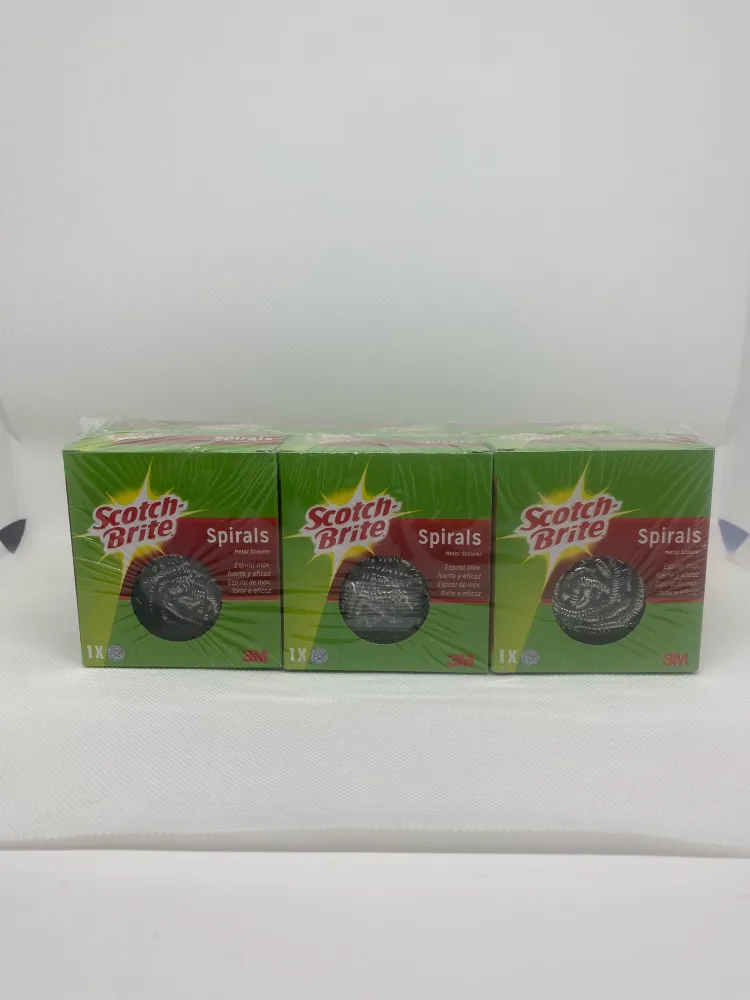 Alta Duración Estropajo de acero inoxidable Scotch-Brite® - 6 Unidades-