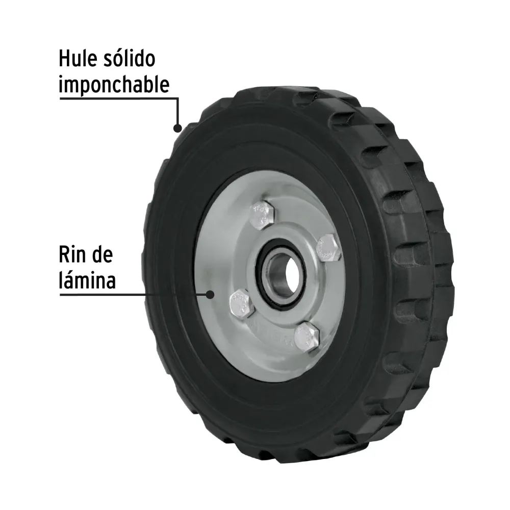 Alta Duración Rueda para diablo 6", un balero