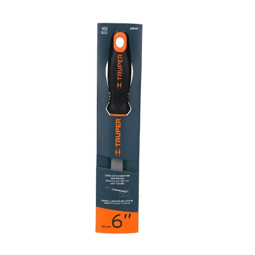 Baterí de 9V Lima plana, bastarda, 6" con mango doble inyección