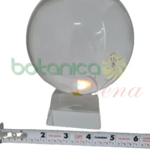 Bola de Cristal Considerable con base Cristal 6"Alto