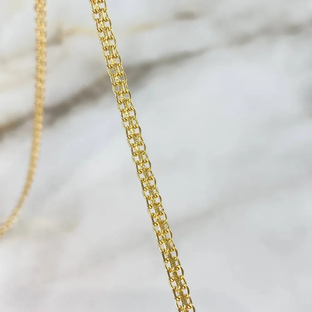 Certificadas CE Cadena China 6.7gr / 60cm / 2.35mm Oro Amarillo +0 &