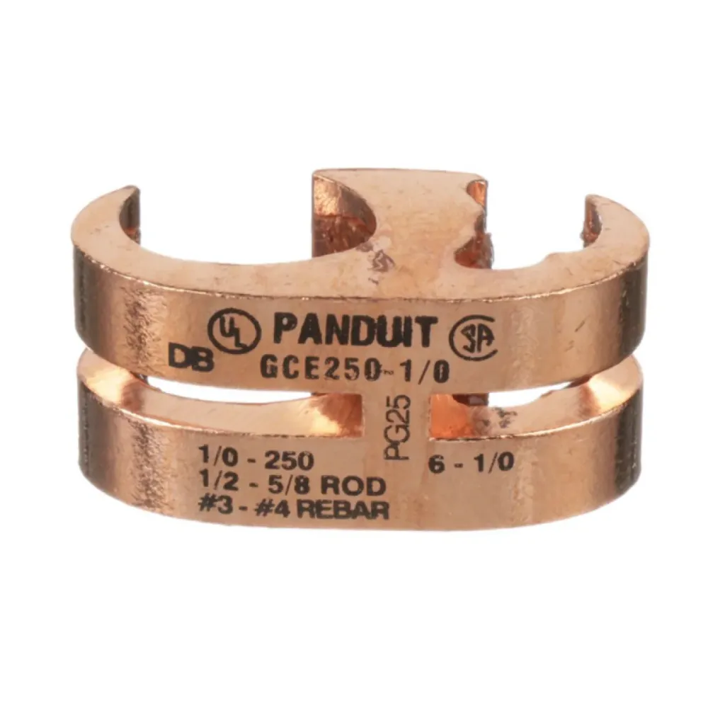 Conector de puesta tierra estilo "E" para # 6 SOL - 1/0 STR AA - 24 Unidades