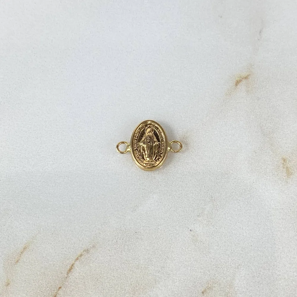 Herraje Virgen Milagrosa 0.75gr / 1.6cm / Oro Amarillo © para Juguetes