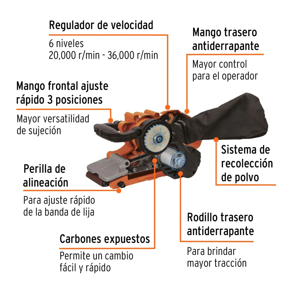 Pack de Pilas LIMA PLANA MUZA 6' CON MANGO DOBLE INYECCIÓN