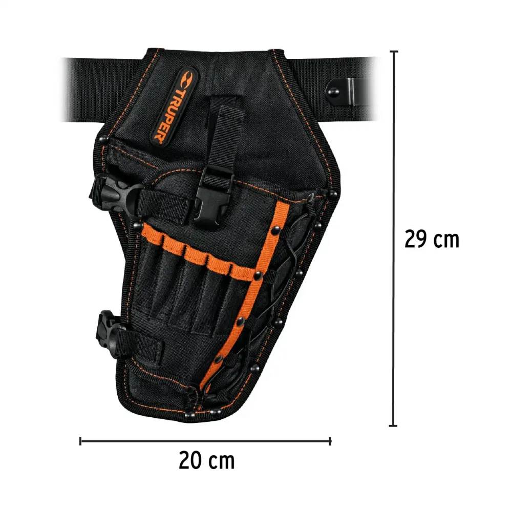Pack de Pilas Porta taladro de poliéster, 6 compartimentos, truper
