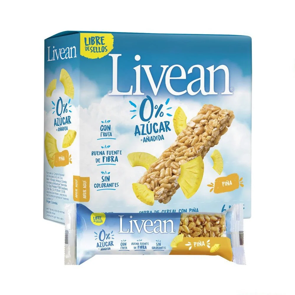 Pilas de Litio Barra Cereal Piñ 6 X 23 Gr