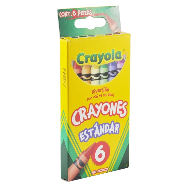 Pilas de Litio CRAYON ESTANDAR 6 PZ CRAYOLA MNK