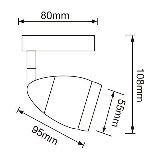 Pilas de Reloj Lampara spot interior bejar satinado gu10 6w