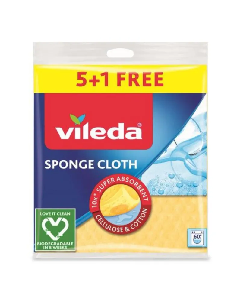 Pilas de Reloj Vileda Paño Esponja 6 unid