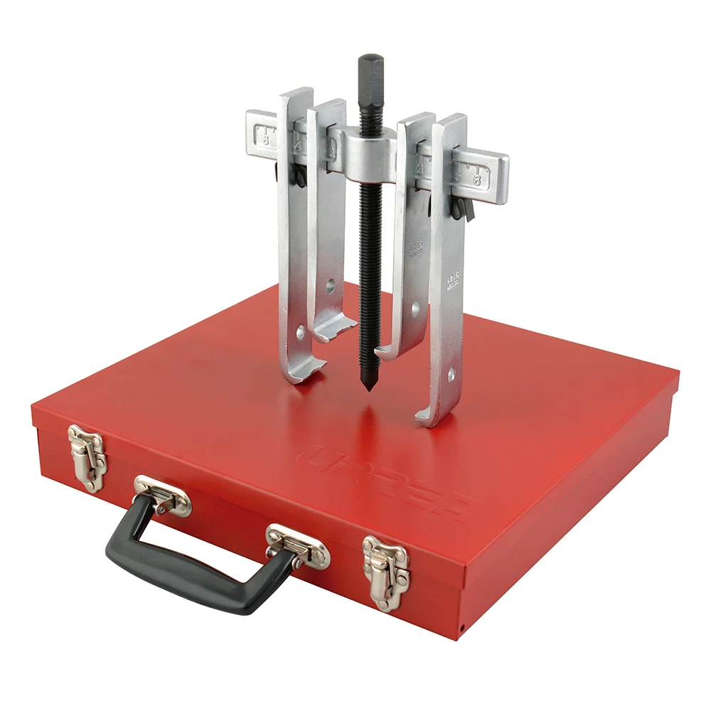 Recargables Premium Extractor quijada recta tipo "" 6 ton, 9 piezas en caja metálica Urrea